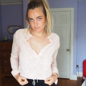 Pale Pink Blouse